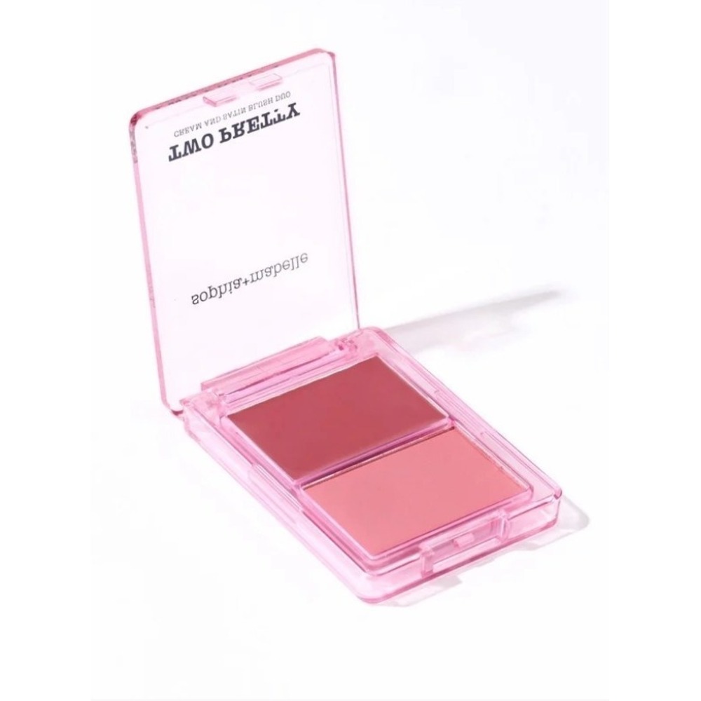 Sophia + Mabelle Two Pretty Cream and Satin Blush Duo in STRAWBERRY SORBET 6g